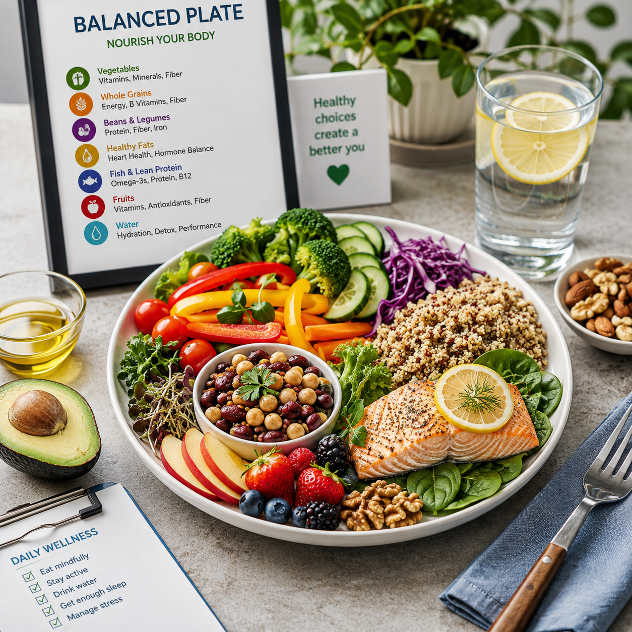 Nutrition Basics: How to Build a Balanced Diet for Long-Term Health